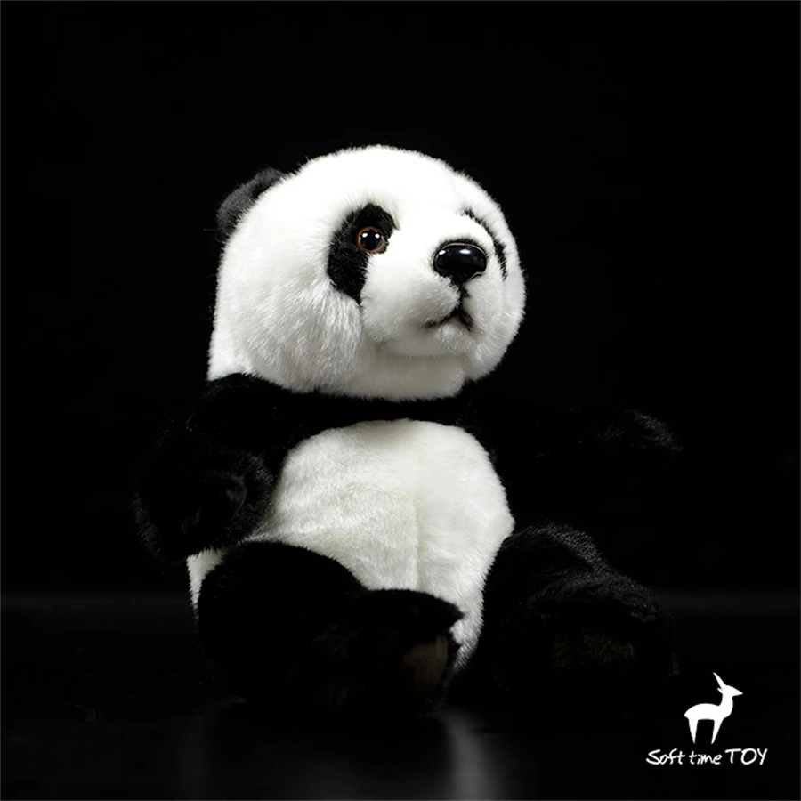 

Panda High Fidelity Anime Cute Plushie National Treasure Plush Toys Lifelike Animals Simulation Stuffed Doll Kawai Toy Gifts Kid