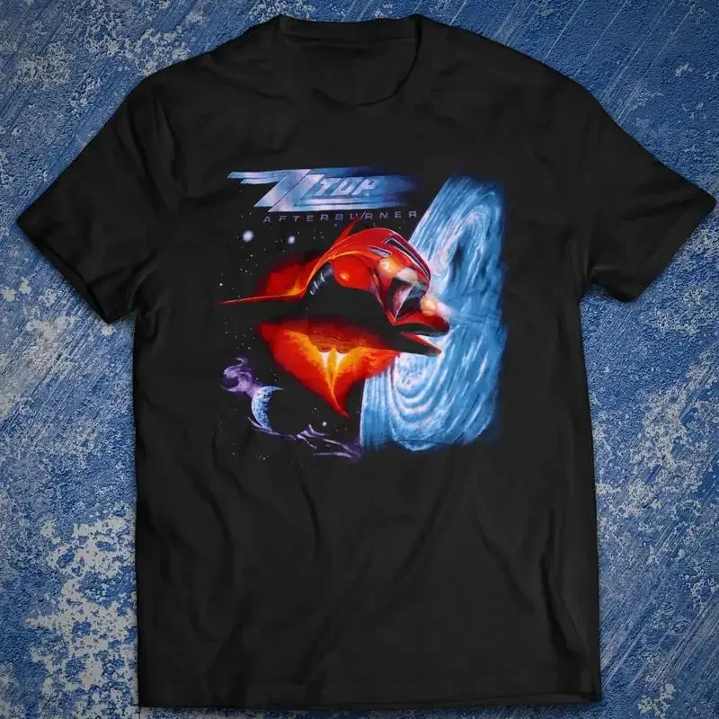 Фото Хлопковая рубашка Afterburner Zz Top Rock Music для вечеринок и концертов, Билли Гиббонс №1