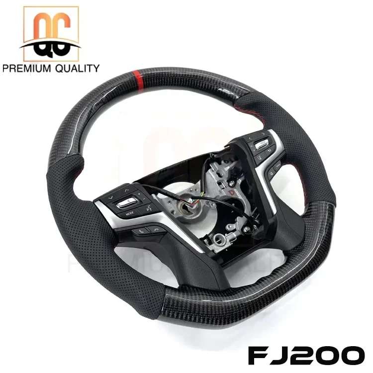 Менькое количество на складе перфорированный кожаный руль из настоящего