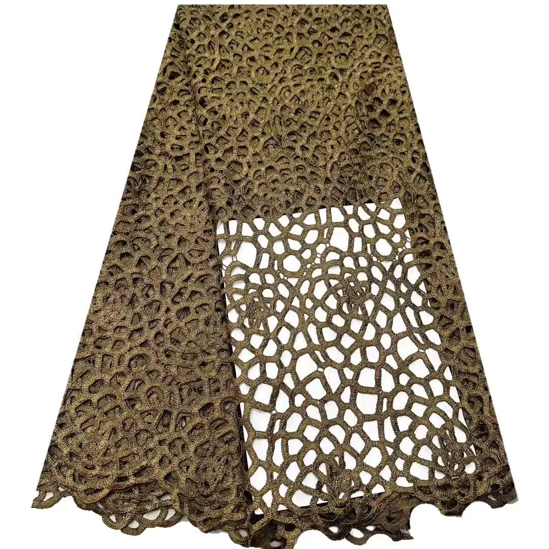 

Высококачественная кружевная ткань, Водорастворимая Вышивка, французская сетчатая ткань, дизайн «сделай сам», шитье, вечернее женское свадебное платье, 5 ярдов