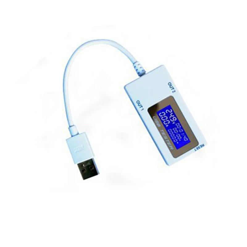 

Точечный мини-тестер напряжения тока с двумя USB-портами USB Амперметр для зарядки тестер монитор USB-порты цифровой дисплей постоянного тока ...