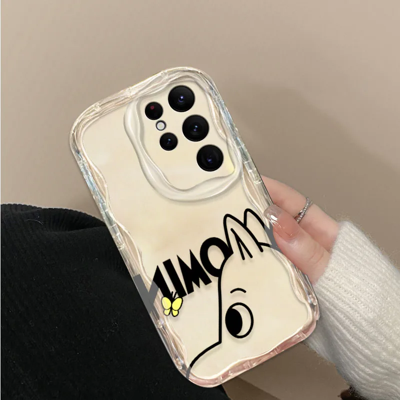 Фото Милый мультяшный чехол M-Moomins Wave для Samsung Galaxy S25 S24 Ultra S23 S22 S21 Plus FE A56 A36 A26 A16 A06 A15 A25 A35 A55 5G №5