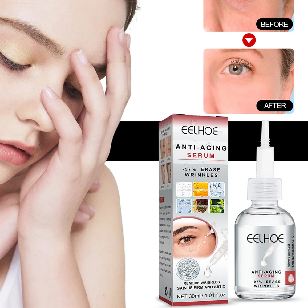 

Ceramide Anti Wrinkle Fade Dark Spots Vitamin C Beauty Health Facial Serum Whiten Face Skincare Essence Skin Care Products 30ml