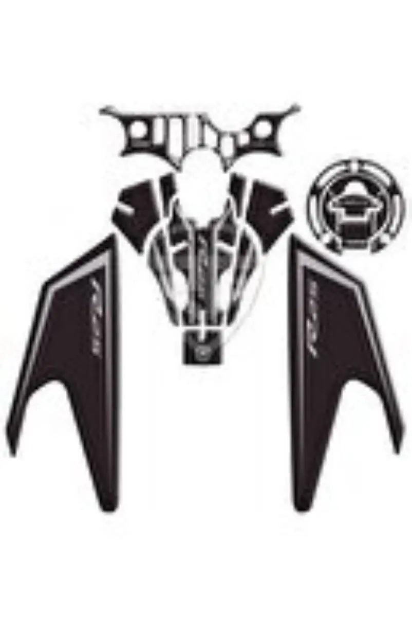 

Yamaha R25 New Case Tank Pad Set Gray Black
