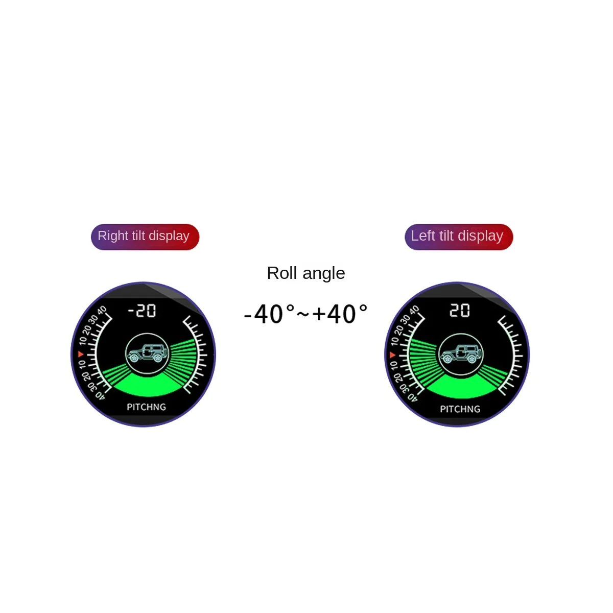 

M50 Off Road GPS Smart Inclinometer Car Digital Display Tilt Pitch Angle Inclinometro Auto HUD Intelligent Slope Meter