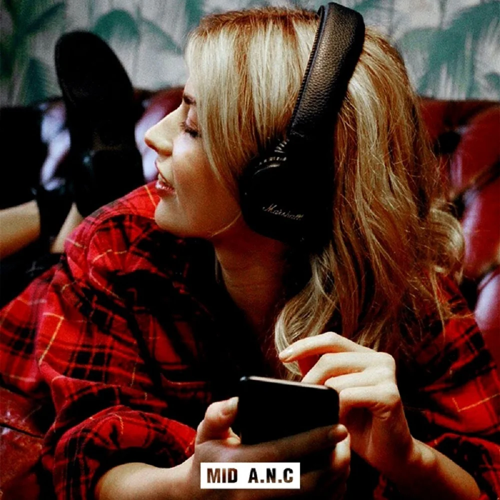 Bluetooth-наушники Marshall Mid с активным шумоподавлением складные | Электроника