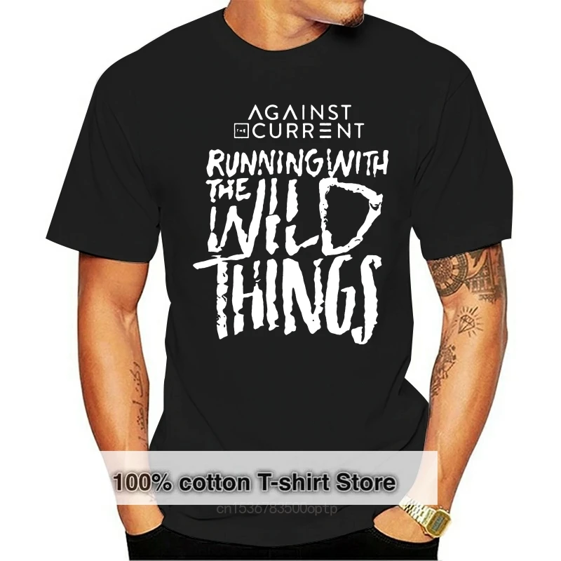 

Atc The Pop Rock Against The Current Black White Tee Size S 3Xl Men'S T Shirts