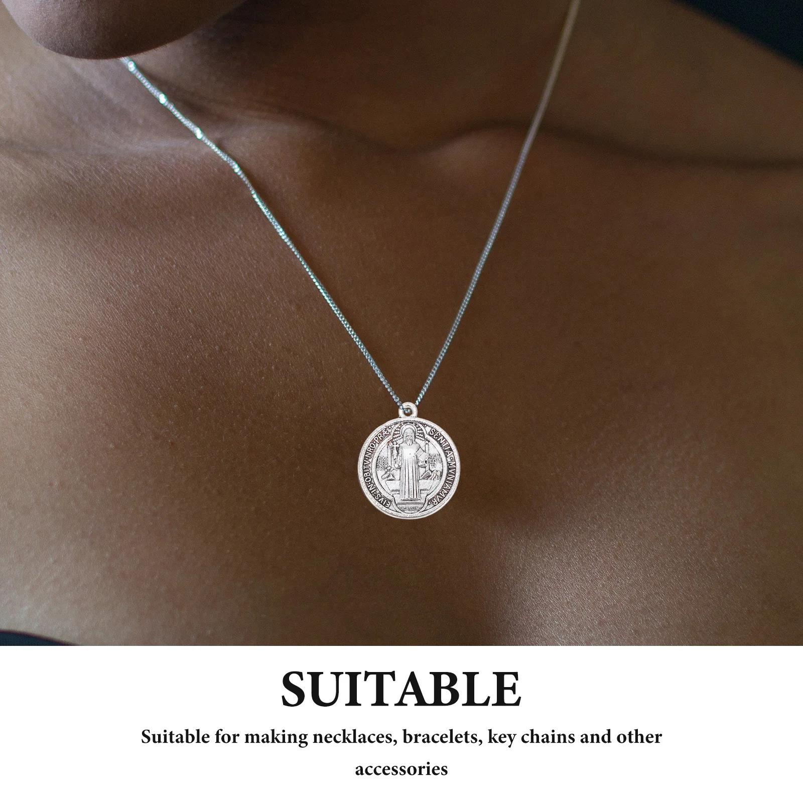 10 шт. итальянский кулон-медальон ожерелье для женщин браслет подвески монета