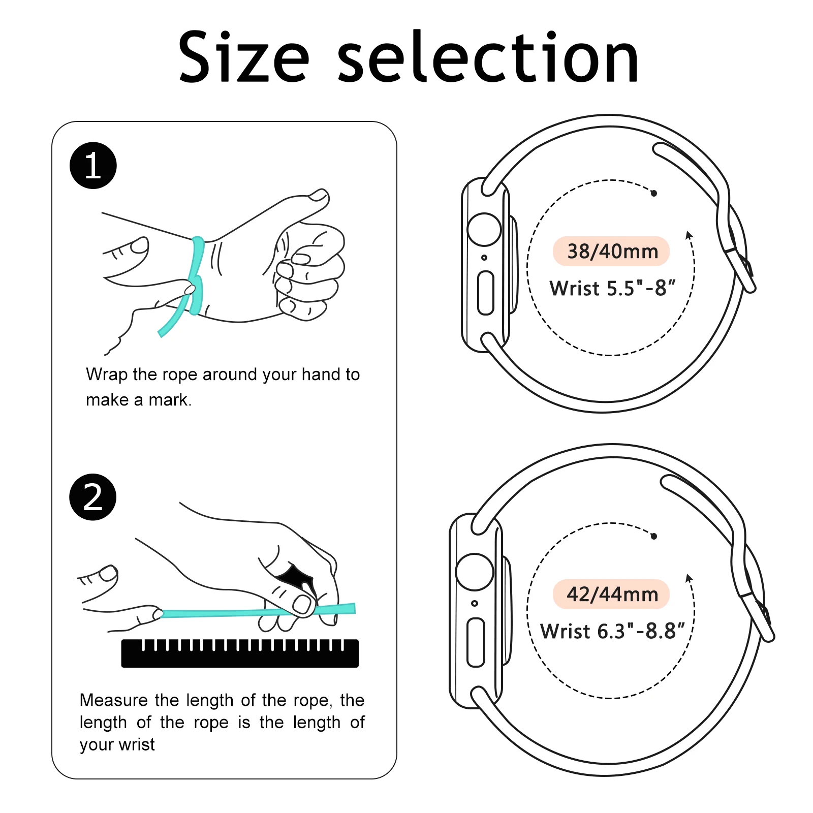 Strap For Apple Sport Watch band 44mm 40mm for iwatch Bracelet series 7 6 Se 5 4 3 2 1 42mm 38mm correa watchband accessories