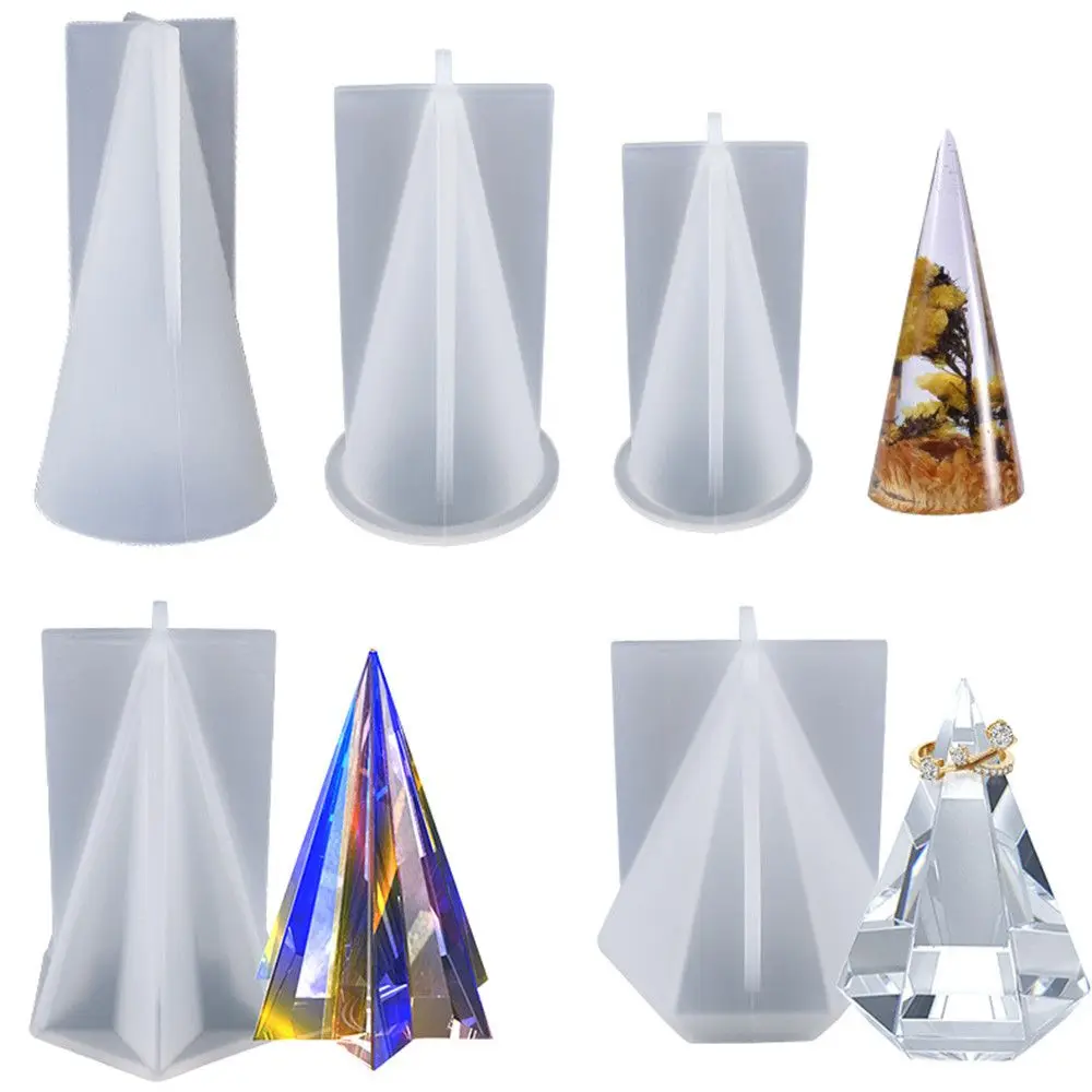 

Craft Jewelry Making Tools Epoxy Resin Casting Ring Holder Mold Ring Stand Jewelry Display Stand Ring Cone Resin Mold