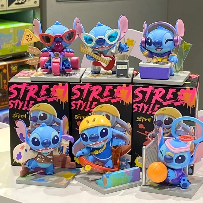 MINISO слепая коробка Disney Stitch яркая уличная серия кукла модель украшение для