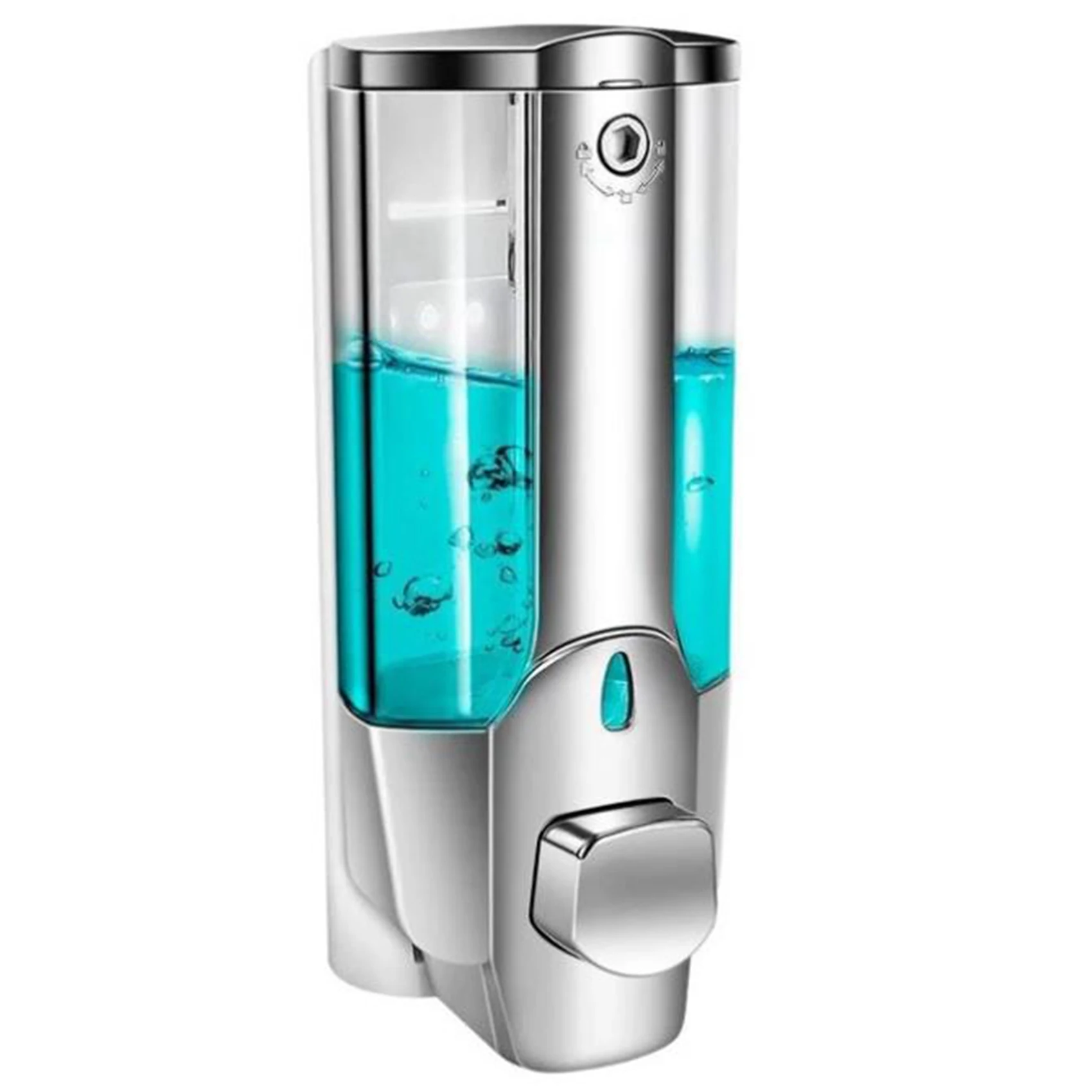 

Soap Dispenser Wall Mount, 350Ml/12Oz Hand Liquid Shampoo Shower Gel Dispenser for Bathroom Kitchen Office