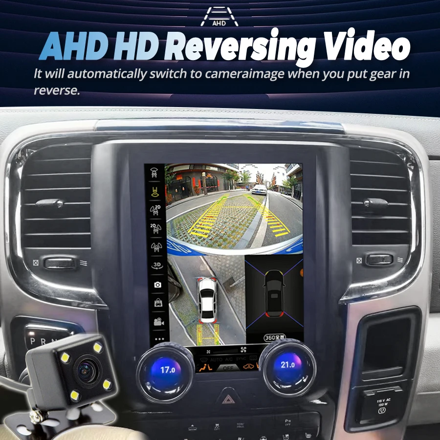 Android 13 для Dodge Ram 1500 2500 3500 2013 2014 2015 2016 2017 2018 экран Tesla автомобильный радиоприемник