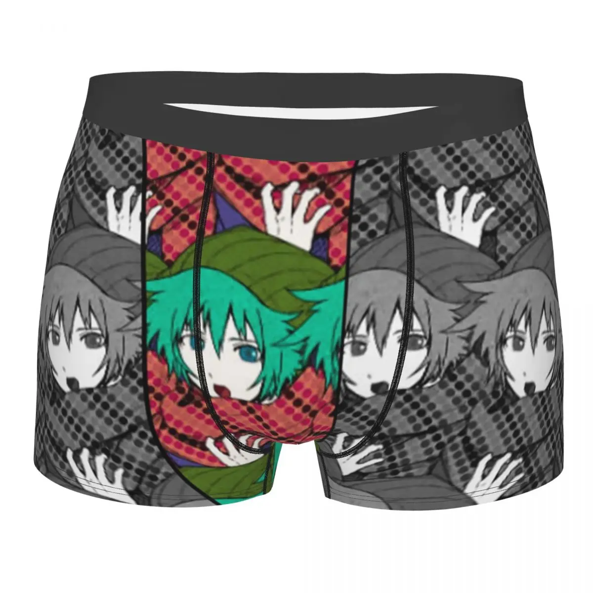 

YTTD Game Anime Shin Tsukimi Underwear Men Sexy Printed Custom Boxer Shorts Panties