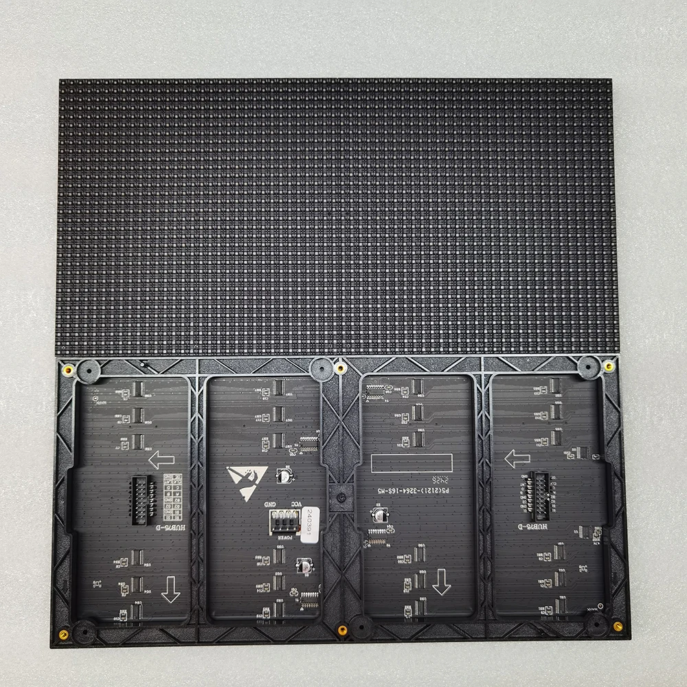 Фото Панель Led P5 Крытый RGB светодиодный дисплей Модуль 16Scan 320x160mm 64×32 точек с использованием для pantalla светодиодный бесплатный кабель для светодиодного модуля HUB75 SMD №5