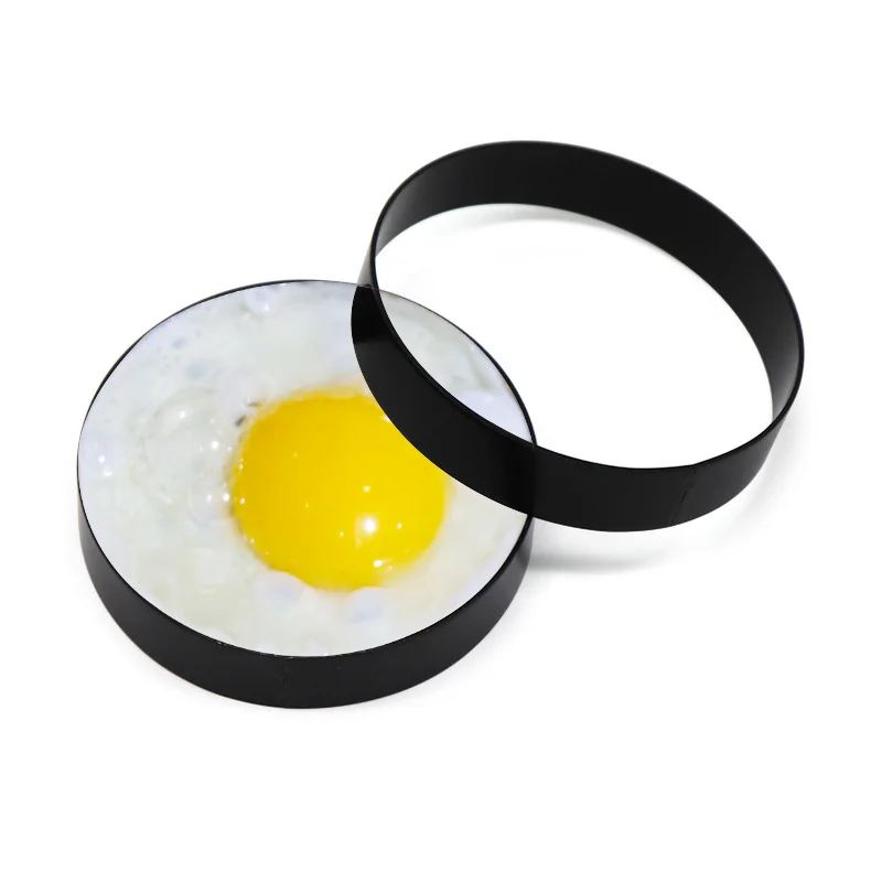

2Pcs Non Stick Metal Egg Rings Frying Perfect Circle Round Fried Poached Mould Cooking Tools Kitchen Accessories