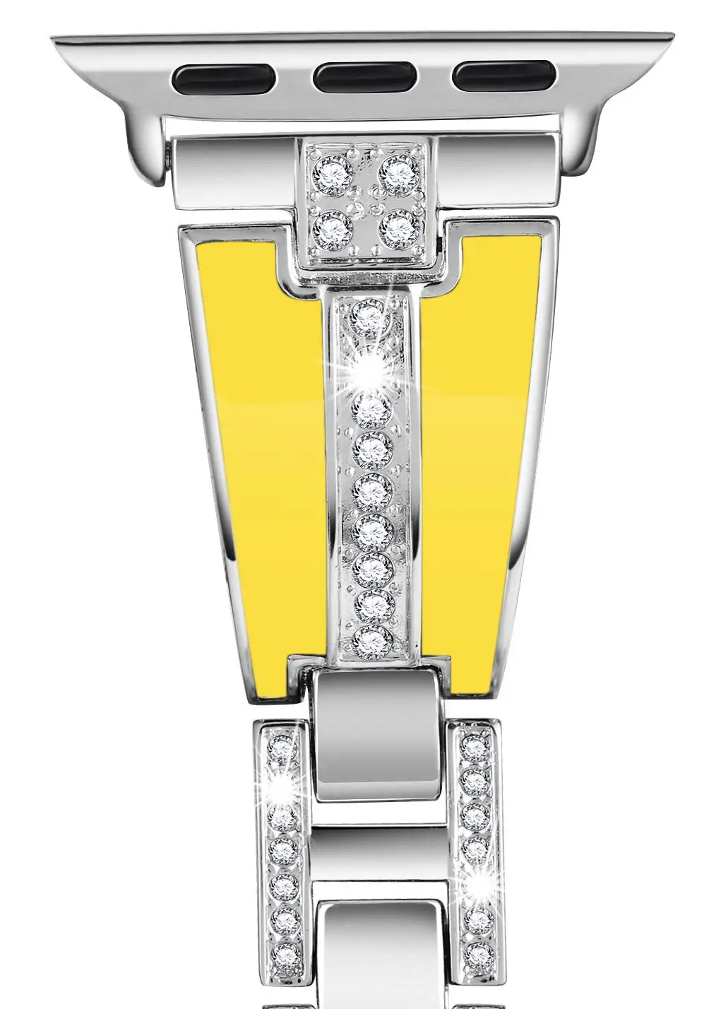 Resin+Metal Strap For Apple watch 45mm 44mm 42mm 41mm 40mm 38mm Women Stainless Steel Bracelet For iWatch Series 8 7 6 5 4 3 2SE