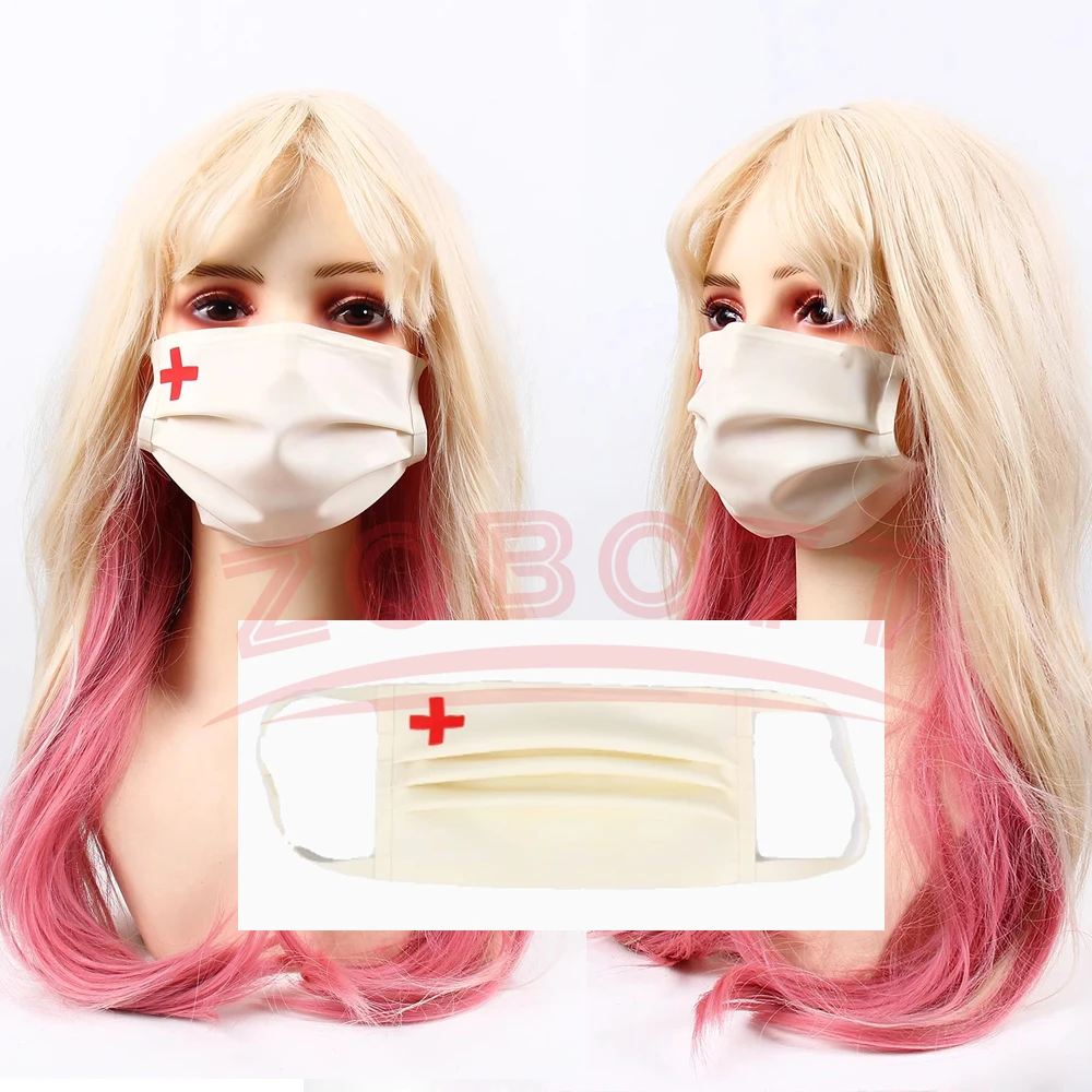 Аниме Черный Персик AD004 Косплей Индивидуальное Латексное Пальто Латексная Маска