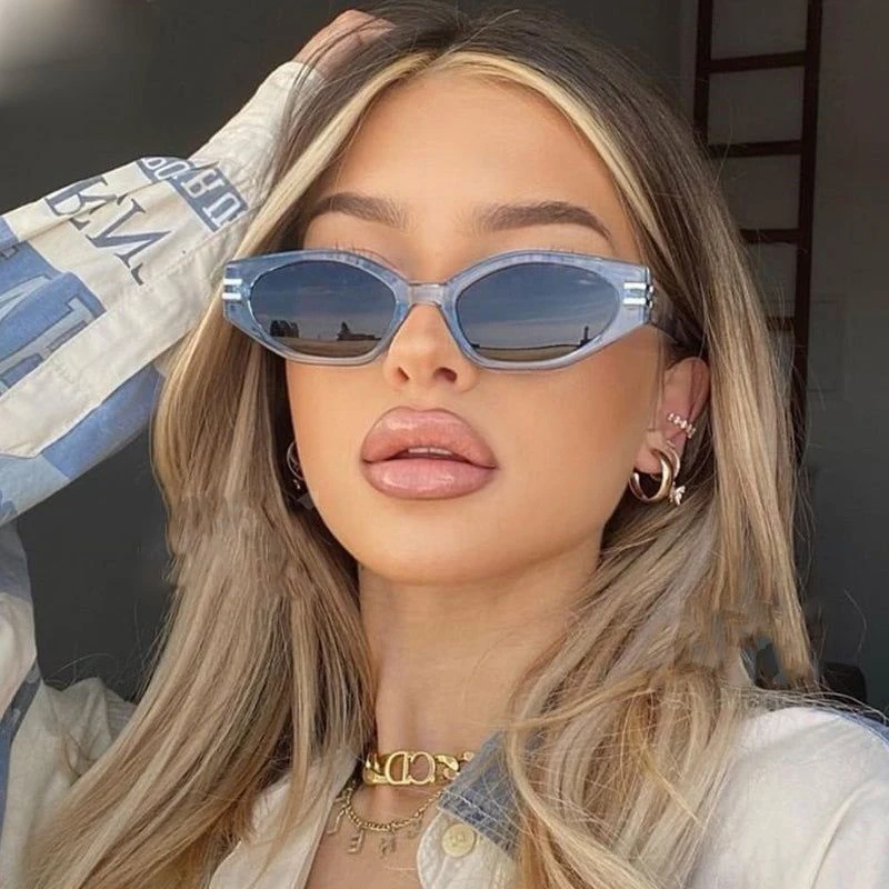 

Fashion Square Sunglasses Woman Brand Designer Vintage Punk Sun Glasses Female Small Frame Mirror Retro Oculos De Sol Feminino