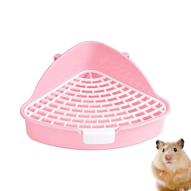 High Capacity Anti Splashing Triangle Pet Toilet Cleaning Supply