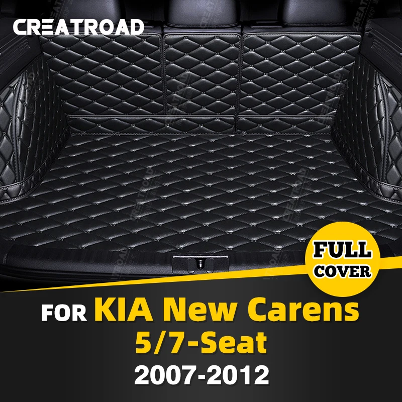 

Auto Full Coverage Trunk Mat For Kia New Carens 5-Seat 2007-2012 16 15 Car Boot Cover Pad Cargo Interior Protector Accessories