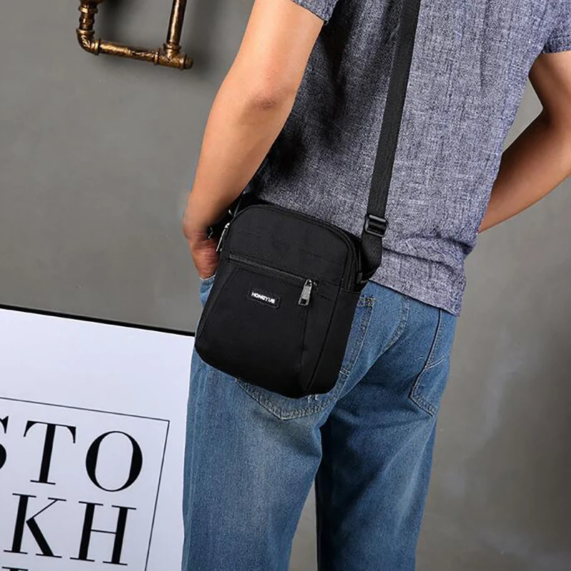 

Men's Messenger Bag Crossbody Shoulder Bags Travel Bag Man Purse Small Sling Pack for Work Business