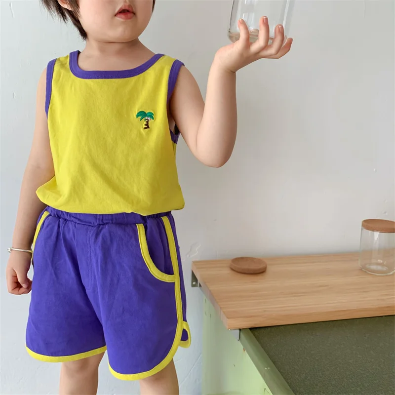 Костюм для девочек футболка + шорты 2 шт./компл. 2022 дешевая весенне-осенняя