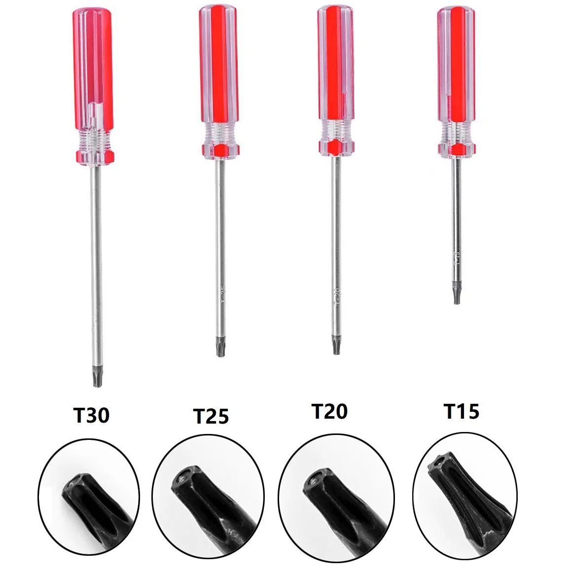 

Magnetic Screwdriver T15 T20 T25 T30 For Xbox 360 Wireless Controller For PS3 Hard Driver Cell Phones Repair Nutdriver