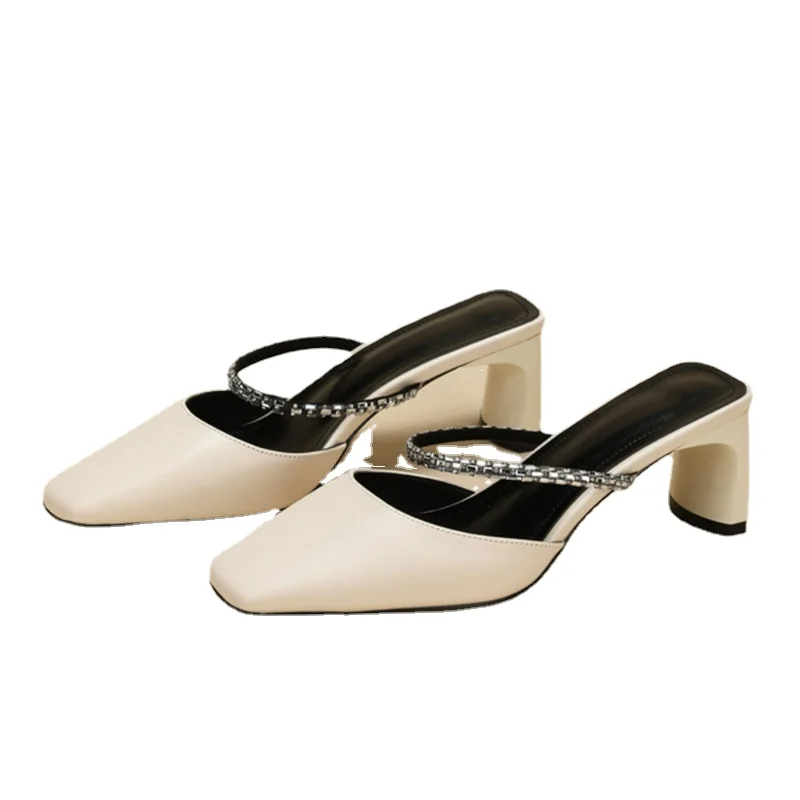 

Women's Sandals Woman Summer 2022 Fashion Thick Sole High Heels Woman's Slippers Luxury Sandal Platform Shoes Shoe Ladies Chunky