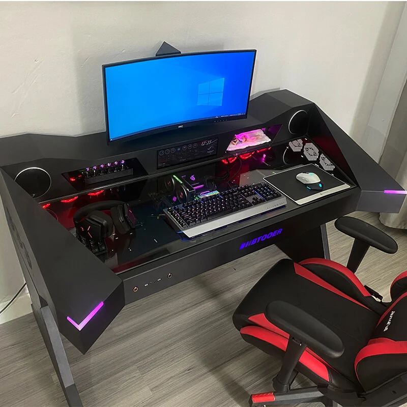 Многофункциональный компьютер встроенный стол полностью прозрачный с водяным