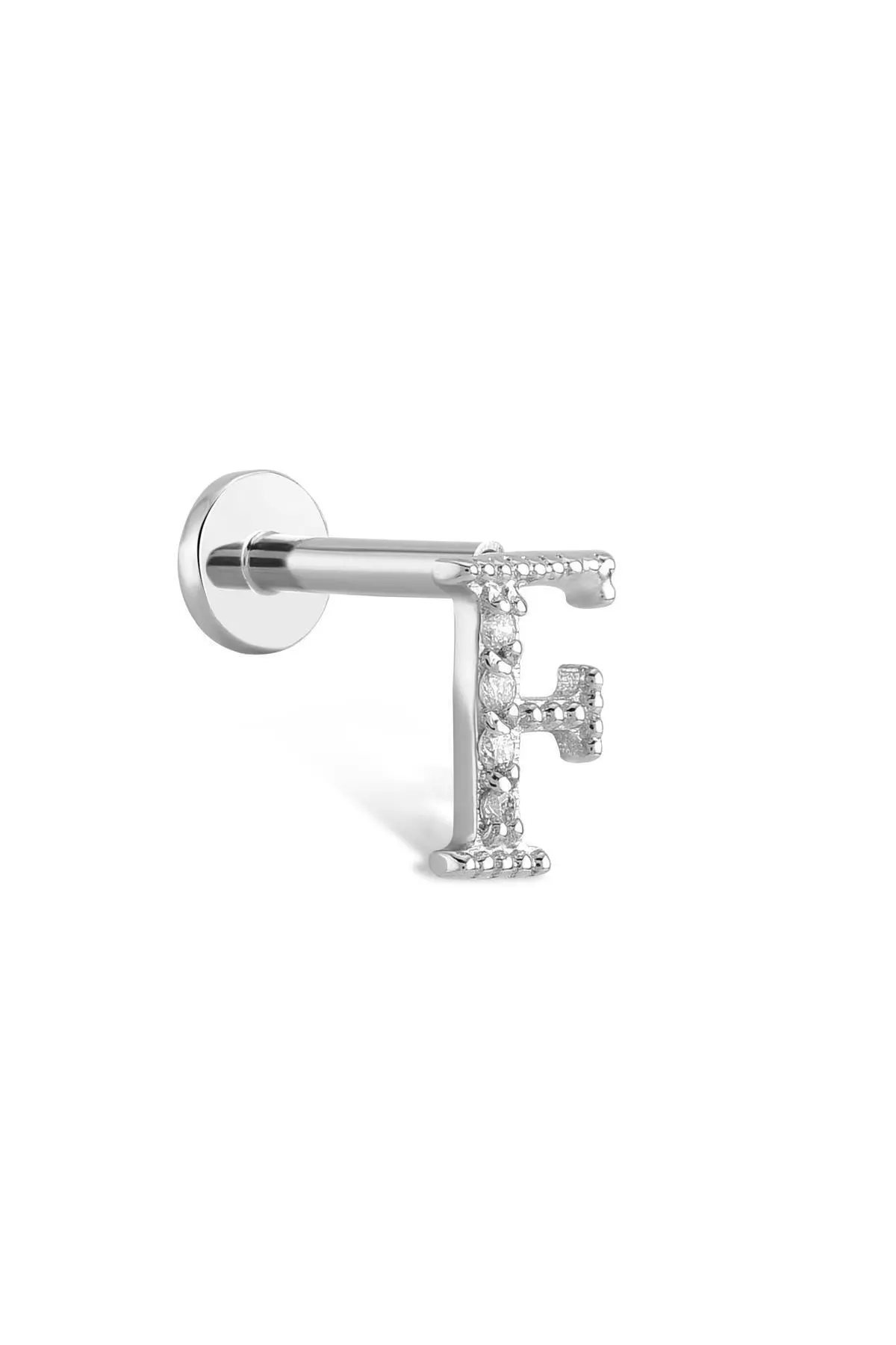 

Diamond F Letter Piercing 14 Gauge