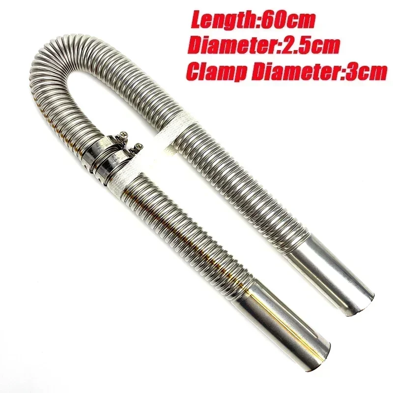 

Комплект соединительных патрубков для выхлопной трубы 25 мм 26 мм для дизельных отопителей, автомобилей, кемперов, караванов,...