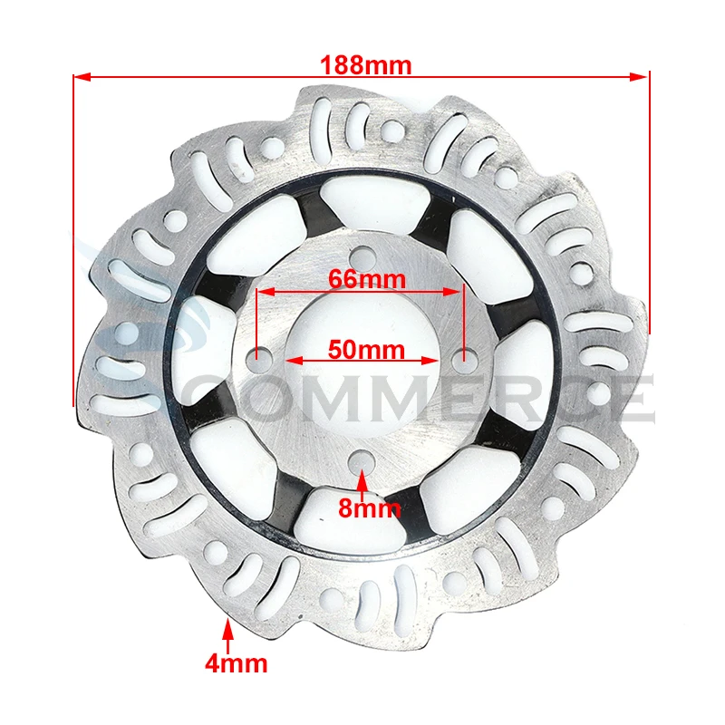 

Передний/задний тормозной дисковый ротор 190 мм подходит для 110cc 1250cc CRF50 XR50 внедорожник Мотокросс аксессуары для мотоцикла