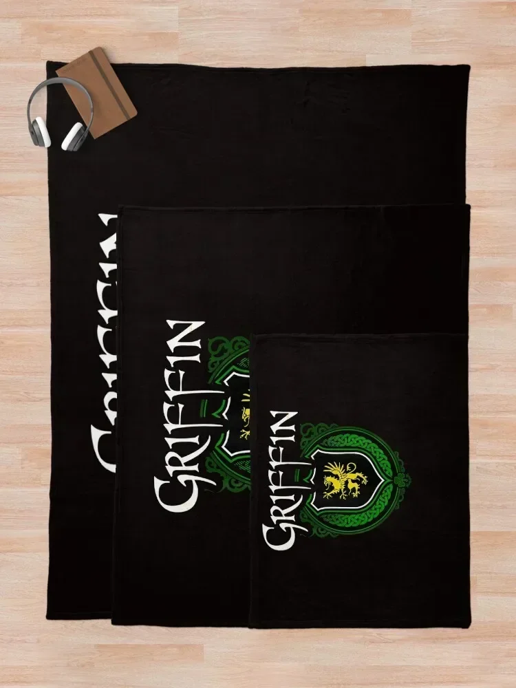 Футболка Griffin Surname Irish Last Name Family Crest тяжелое одеяло для младенцев роскошные