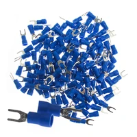 1000 piece 5 color sv2 3 awg16 14 splice fork terminals plug crimp wire cable connector electric sertir wire adapter 1 5 2 5mm2