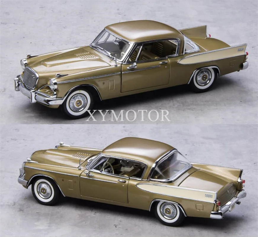 

Sun Star 1/18 For 1957 STUDEBAKER GOLDEN HAWK Diecast Car Model Toys Hobby Gifts Display Collection Ornaments