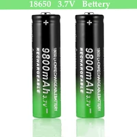 2022 lot high quality 9800mah 3 7v 18650 lithium ion batteries rechargeable battery for flashlight torch free shipping