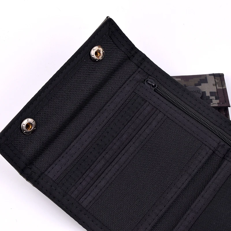 Мужской Тактический Камуфляжный кошелек для мальчиков короткий тройного