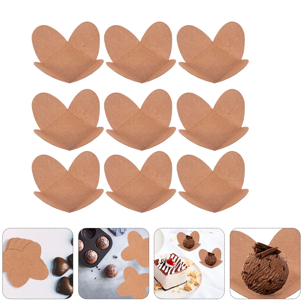 

200 Pcs Chocolate Tray Strawberry Supports Truffle Wrapper Decor Candy Box Paper Bride