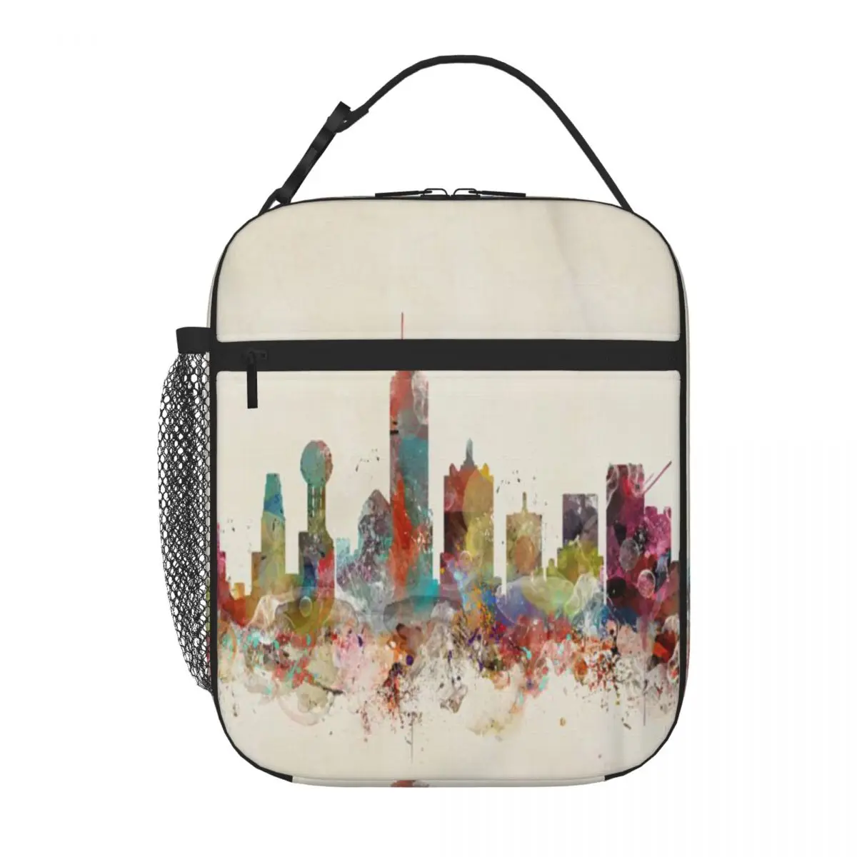 

Dallas Texas Skyline Bri B Lunch Tote Lunch Bags Insulated Bag Insulated Lunch Box