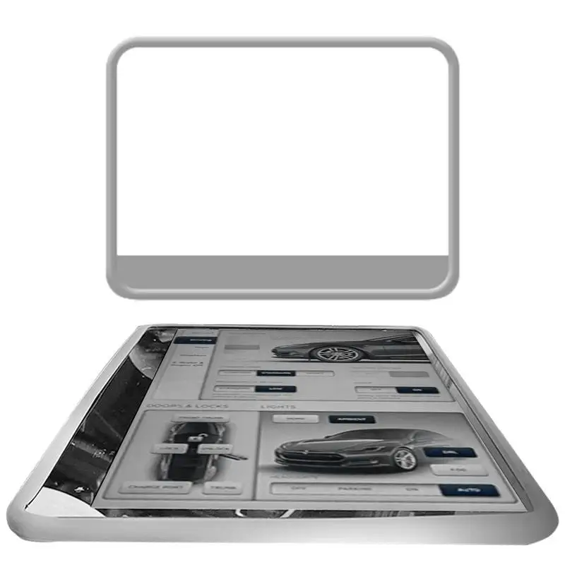 

Navigation Screen Protector For Tesla Model 3 Y Silicone Protective Frame Edge Cover Central Control 2022 2021 Car Accessories