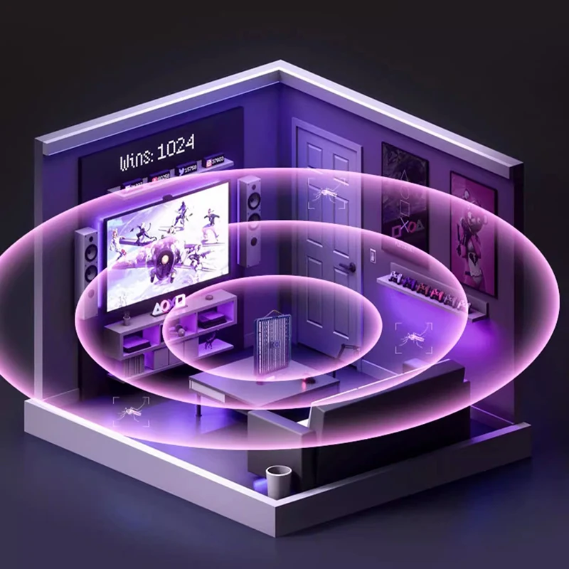 Отпугивающая лампа от комаров для кемпинга настенные панели рыбалки и сада Usb