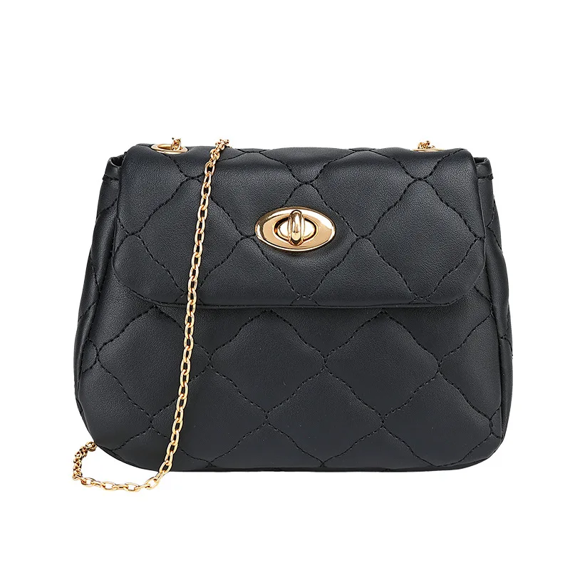 

Fashion Handbags for Women 2022 Crossbody Shoulder Bag Lattice Pattern PU Leather Small Messenger Bags Purse Casual Portable Bag