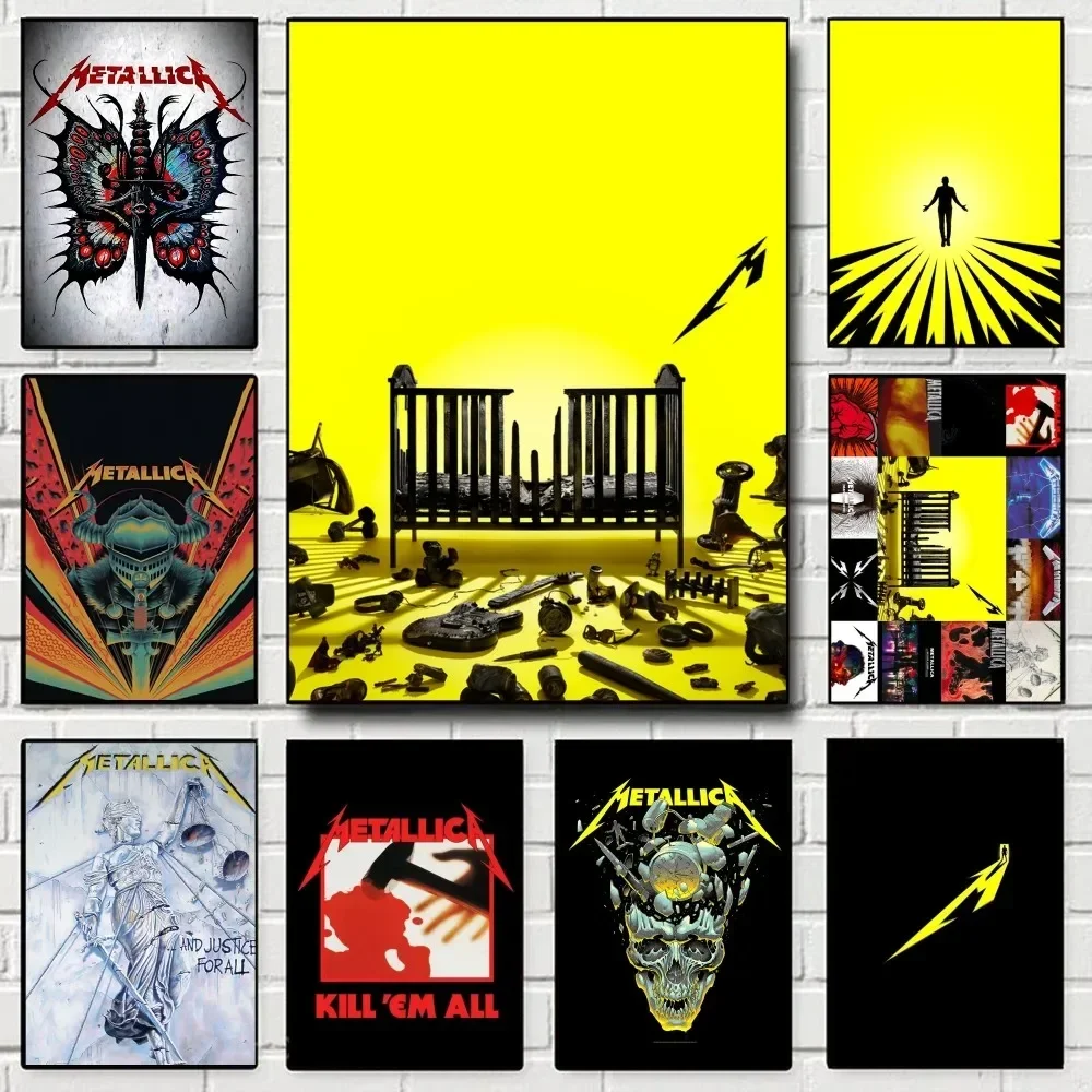 Альбом 72-сезонный M-MetallicaS Винтажный Постер Необычная Наклейка На Стену Для