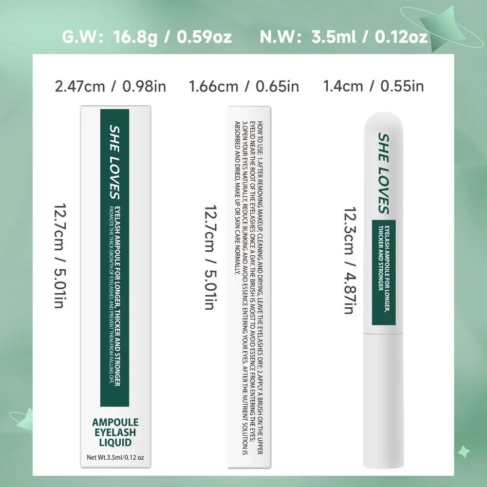 Профессиональная Сыворотка для роста ресниц эффективный натуральный усилитель