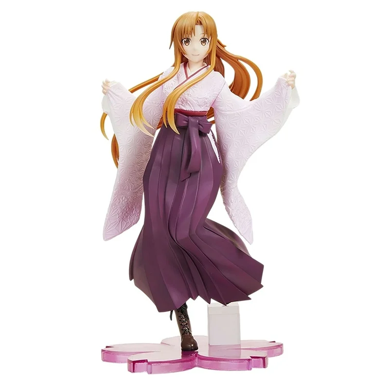 

TAITO Sword Art Online Yuuki Asuna Sakura Kimono action figure model children's gift anime