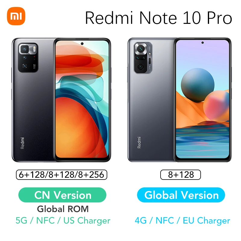 Kup Xiaomi Redmi Note 10 Pro 6GB 8GB 128GB 256GB Wielojęzyczny Sklep Play NFC Wersja Globalna/globalna Wersja ROM CN Opcjonalnie Cena Xiaomi Redmi Note 10 Pro 6GB 8GB 128GB 256GB Wielojęzyczny Sklep Play NFC Wersja Globalna/globalna Wersja ROM CN Opcjonalnie