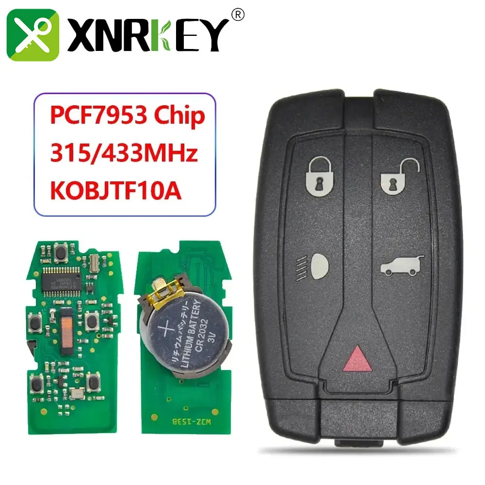XNRKEY 5-кнопочный автомобильный дистанционный ключ 315/433 МГц PCF7953 чип для Land Rover Freelander