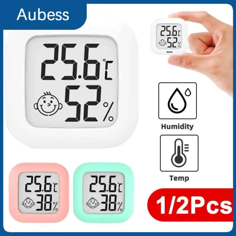 

Mini Upgrade Temperature Humidity Meter Sensor Gauge Weather Station Room Thermometer Room Indoor Thermohygrometer Digital