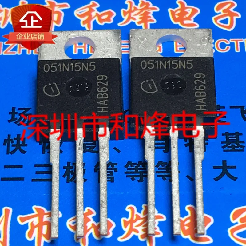 

10pcs 100% orginal new 051N15N5 IPP051N15N5TO-220 150V 120A
